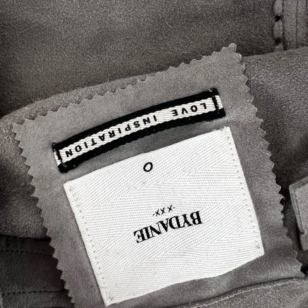 Bydanie suede grey skirt - Picture 6 of 6